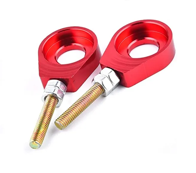 Výhodná Nabídka napínák řetězu CNC červený D =15 mm l= 83 mm - PITBIKE , HONDA CRF