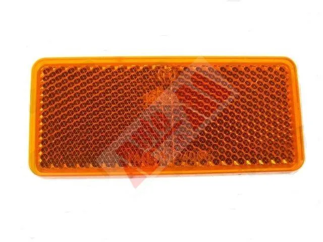 Odrazka obdélníková oranžová 90x40 mm samolepící Must-Have