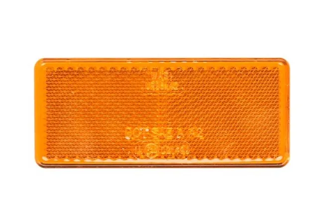 Odrazka obdélníková oranžová 96x42 mm samolepící Finální Výprodej