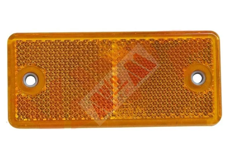 Bezpečná Platba Odrazka obdélníková oranžová 90x40 mm, 2 otvory pro šroub