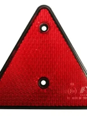Expresní Doručení Odrazka trojúhelníková červená MULTIPA, plast s otvory pro šrouby M5