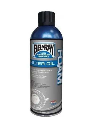 Cenově Výhodný olej na filtry BEL-RAY FOAM FILTER OIL Sprej 400ml