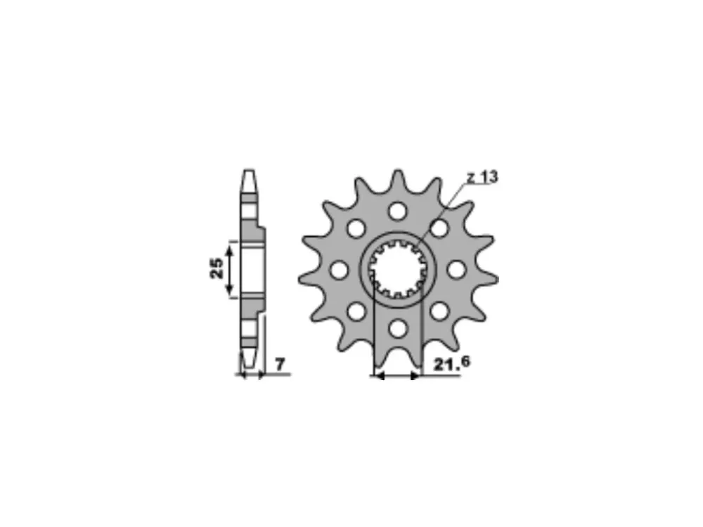 Časově Omezené Sekundární řetězové kolečko PBR Sprockets pro KAWASAKI/ SUZUKI GSX-R/ TRIUMPH 600/675/750/765/1000 mod.520 RACING