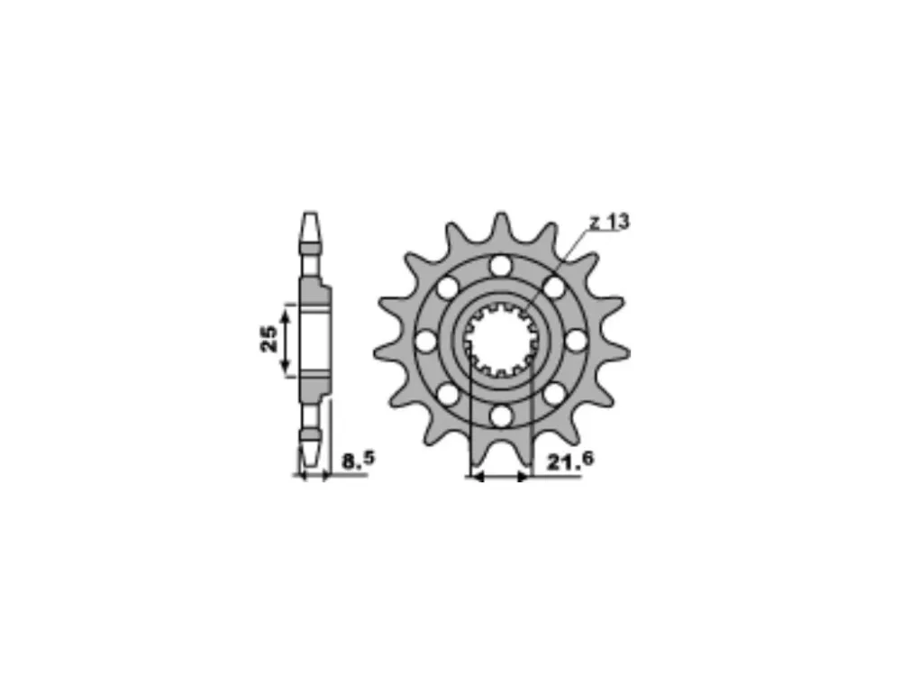 Akční Nabídka Sekundární řetězové kolečko PBR Sprockets pro KAWASAKI 1000/Z/ZX-10R/RR mod.520 RACING