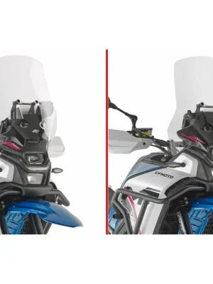 Víkendová Akce Kappa KD9226ST přední plexi, čiré 44 x 44 cm (VxŠ) CF MOTO MT 450 24-25