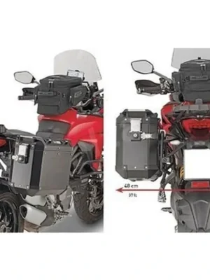Autentický Kappa KLR7411CAM rychle odepínatelné držáky bočních kufrů MONOKEY CAM-SIDE pro DUCATI Mult