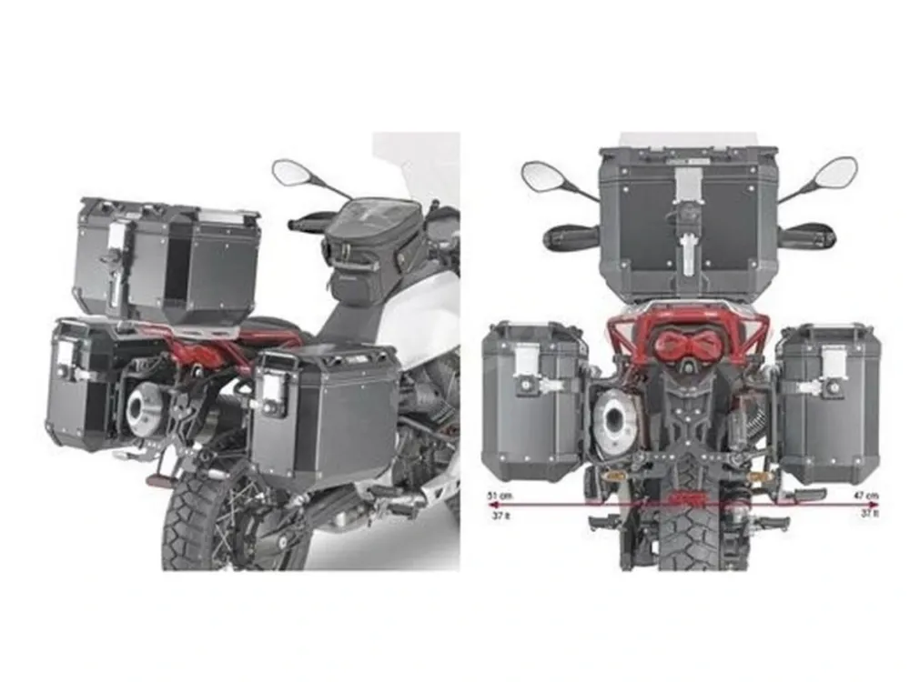 Kappa KLOR8203CAM rychle odepínatelné držáky KL ONE-FIT bočních kufrů MONOKEY CAM-SIDE pro Nová Kolekce