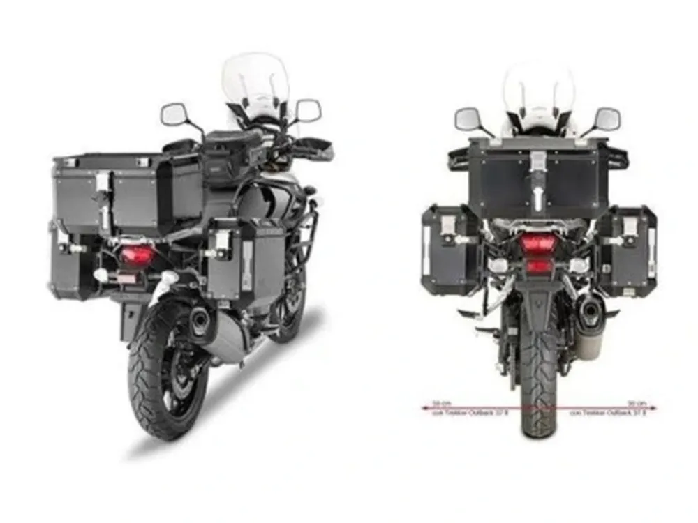 Kappa KL3105CAM držáky bočních kufrů pro MONOKEY CAM-SIDE pro SUZUKI DL 1000 V Strom 14-16 Originální