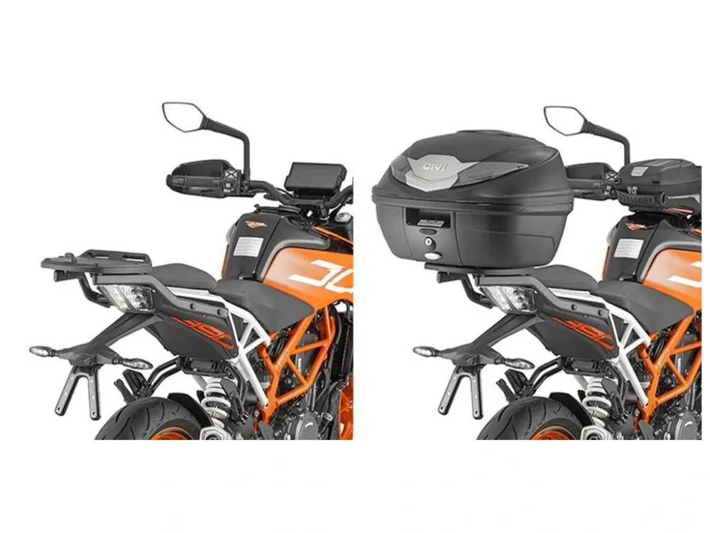 Sezónní Sleva Kappa KZ7707 Nosič zadního kufru kufry MONOLOCK KTM Duke 125 390 (17-19)