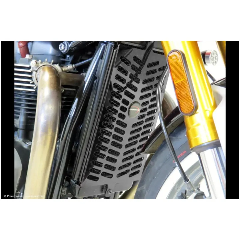 Triumph Street Twin 17-22, Speed Twin 900 23-25 Kryt chladiče Powerbronze - plast Výprodej