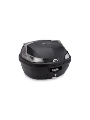 B37NT Blade TECH kufr GIVI černý s čirou optikou (Monolock s vlastní plotnou), objem 37 ltr. Super Cena