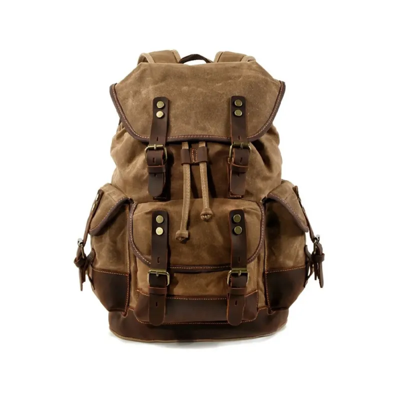 Vintage batoh Kansas 20l, hnědý Dokud Zásoby Vydrží
