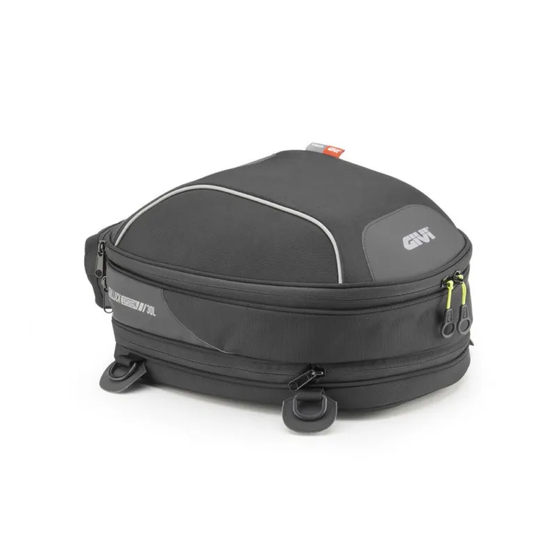 Cenový Hit EA147 brašna GIVI "TAILOCK" na sedlo, 30-38 l., černá (řada EASY-T), od 2023, uchycení SEATLOCK S430