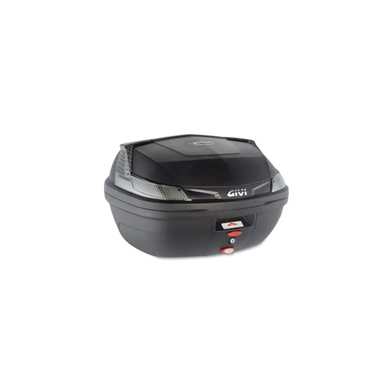 Levný B47NTML Blade TECH kufr GIVI černý s čirou optikou (Monolock s vlastní plotnou), objem 47 ltr.