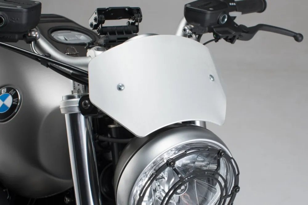 Autentický BMW R nineT Scrambler (16-) - hliníkový větrný štít SW-Motech | HZmoto - vše pro motorkáře a jejich stroje