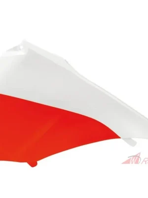 boční kryt vzduchového filtru levý KTM, RTECH (neon oranžovo-bílý)- 5A Vysoce Kvalitní