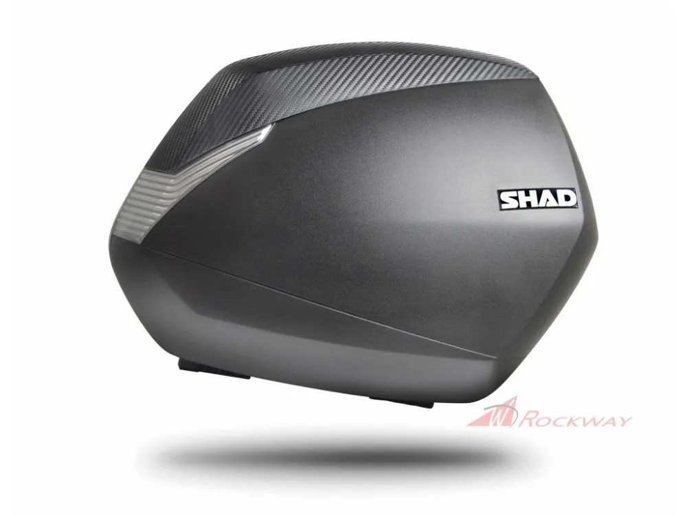 Poslední Šance Boční kufry na motorku SHAD SH36 D0B36200 Karbon (pár) se zámkem PREMIUM- 5A
