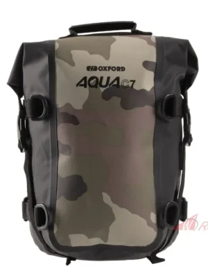 Tovární Cena brašna na padací rám AQUA C7 crash bar bag, OXFORD (maskáč, objem 7l)- 5A