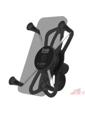 Aktuální kompletní sestava držáku pro velké telefony X-Grip se "Tough-Strap" stahovacím upínaním na řidítka, RAM Mounts- 5A