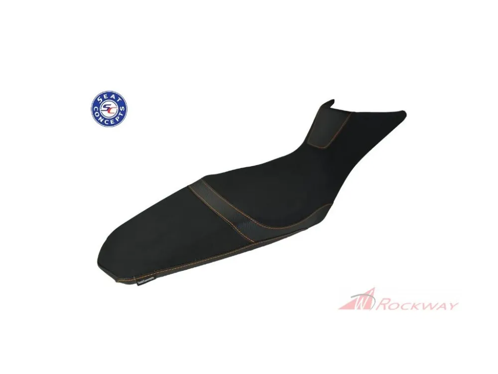 Nízká Cena Kompletní sedlo Seat Concepts Comfort (1-dílný) | KTM 790/890 Adventure R (2019+)- Černé prošívání/Možnosti potahu: Carbon Fiber Sides / Diamante Vinyl Top