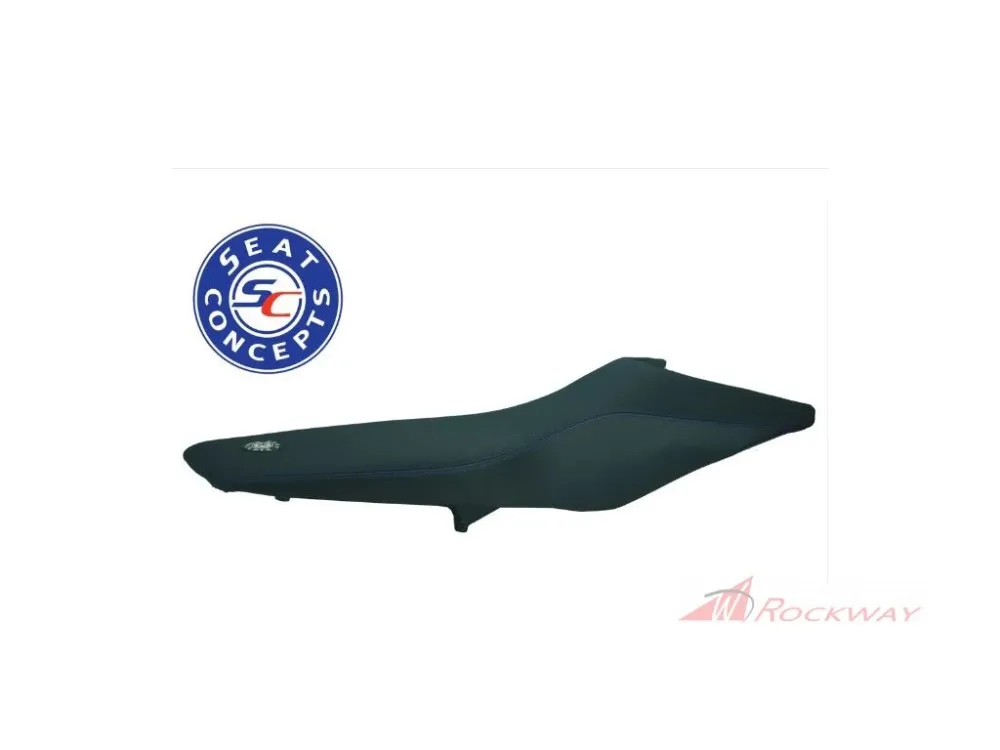 Akční Cena Kompletní sedlo Seat Concepts Comfort | Husqvarna 701 Enduro/Supermoto (2021-2026) - EU modely- Kompletní sedlo/Možnosti potahu: Black Carbon Fiber Sides / Black Sandpaper Top