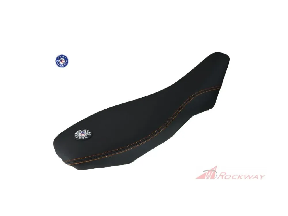 Kompletní sedlo Seat Concepts Comfort | KTM 690 SMC / Enduro R (2012-2018)- Černé prošívání/Možnosti potahu: Black Carbon Fiber Sides / Black Sandpaper Top Nejprodávanější