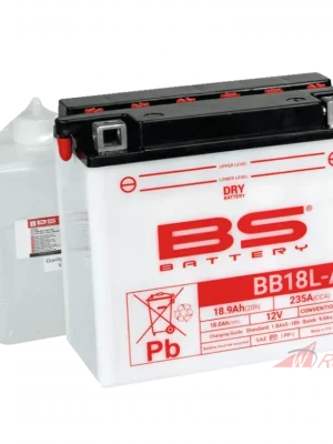 Časově Omezené Konvenční motocyklová baterie BS-BATTERY BB18L-A Včetně balení kyseliny- 5A
