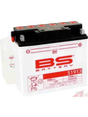 Nejlepší Volba Konvenční motocyklová baterie BS-BATTERY BS51913 Včetně balení kyseliny- 5A