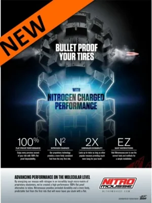 Nitro Mousse Nuetech USA - pěnová výplň kola 100/90-19- 5A Vysoce Kvalitní