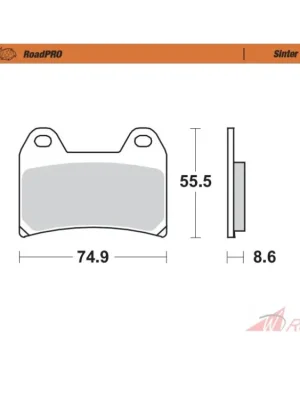 Nakupujte Hned Přední destičky Motomaster - KTM 790/890/1050/1090/1190/1290- Červená