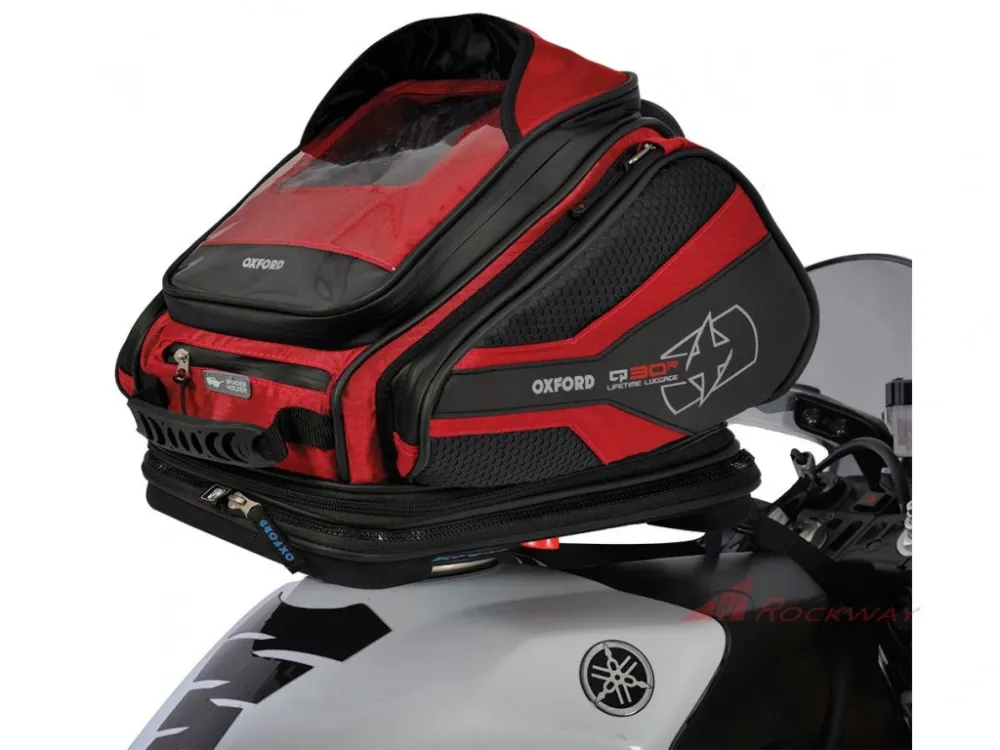 Levný Tank bag OXFORD Q30R (QR systém - rychloupínací systém na víčka nádrží)- 5A