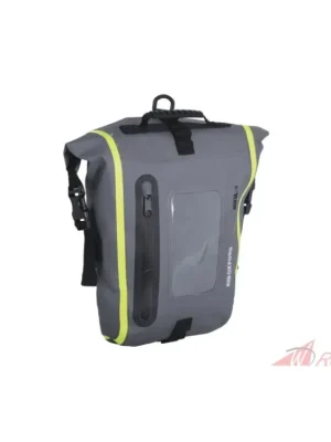 tankbag na motocykl Aqua M8, OXFORD (černý/šedý/žlutý fluo, s magnetickou základnou, objem 8 l)- 5A Ověřený
