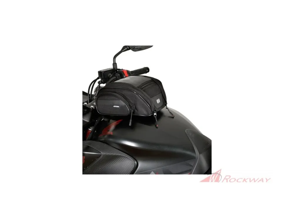 tankbag na motocykl F1 Mini, OXFORD (černý, objem 7 l)- 5A Novinka
