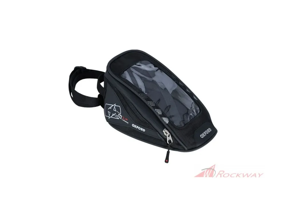 Novinka tankbag na motocykl M1R Micro, OXFORD (černý, objem 1 l)- 5A