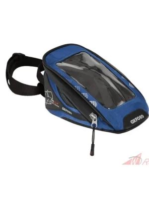 Výhodná Nabídka tankbag na motocykl M1R Micro, OXFORD (černý/modrý, objem 1 l)- 5A