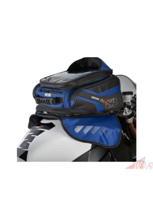 tankbag na motocykl M30R, OXFORD (černý/modrý, s magnetickou základnou, objem 30 l)- 5A Akční Nabídka