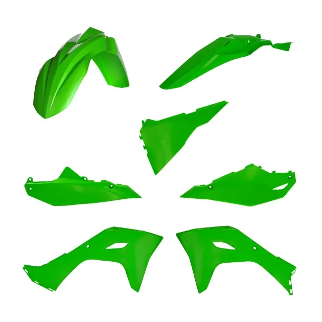 Novinka Sada plastů pro KAWASAKI KXF450 24-26, KXF250 25-26 zelená
