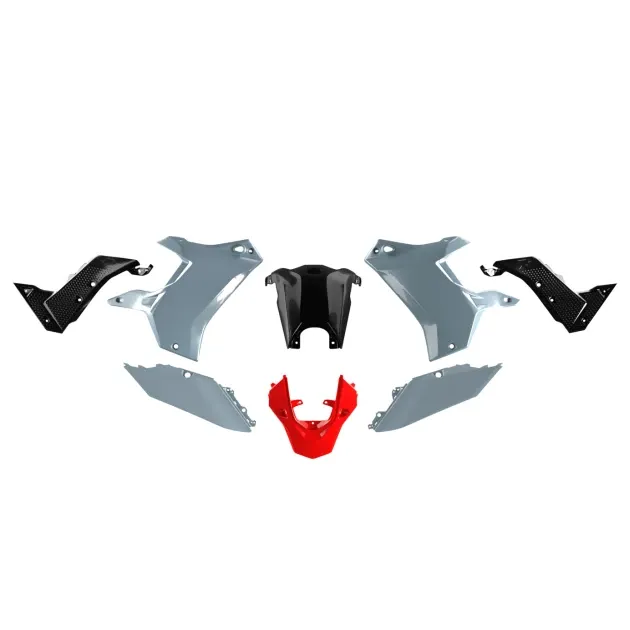 Kup Teď T7 Revolution sada plastů pasuje na Yamaha Tenere 700 19-24 šedo/černo červená