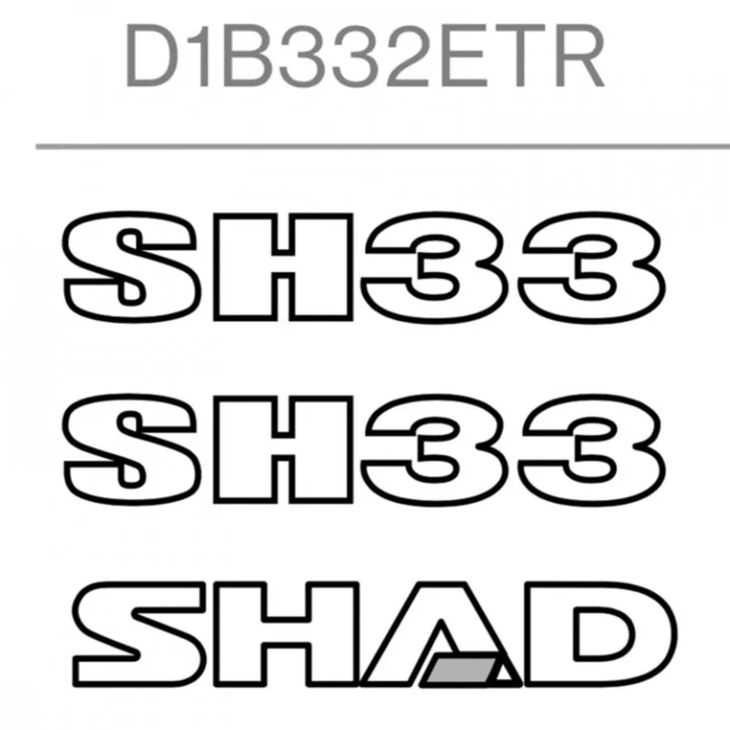 Samolepky SHAD D1B332ETR pro SH33 Pouze Dnes