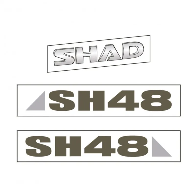 Nakupujte Hned Samolepky SHAD D1B481ETR pro SH48 tmavě šedý