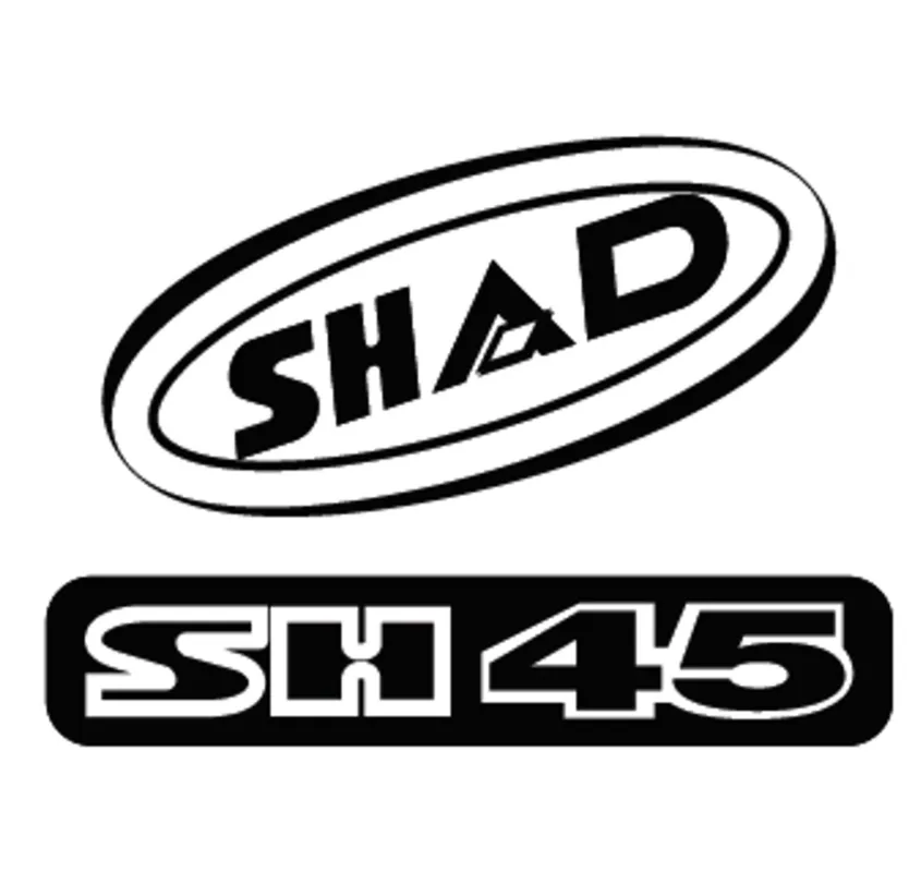 Samolepky SHAD D1B45ETR pro SH45 červená Dokud Zásoby Vydrží