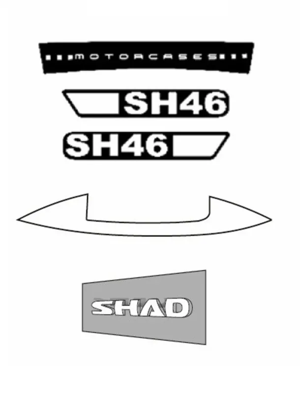 Samolepky SHAD D1B461ETR for SH46 Poslední Šance