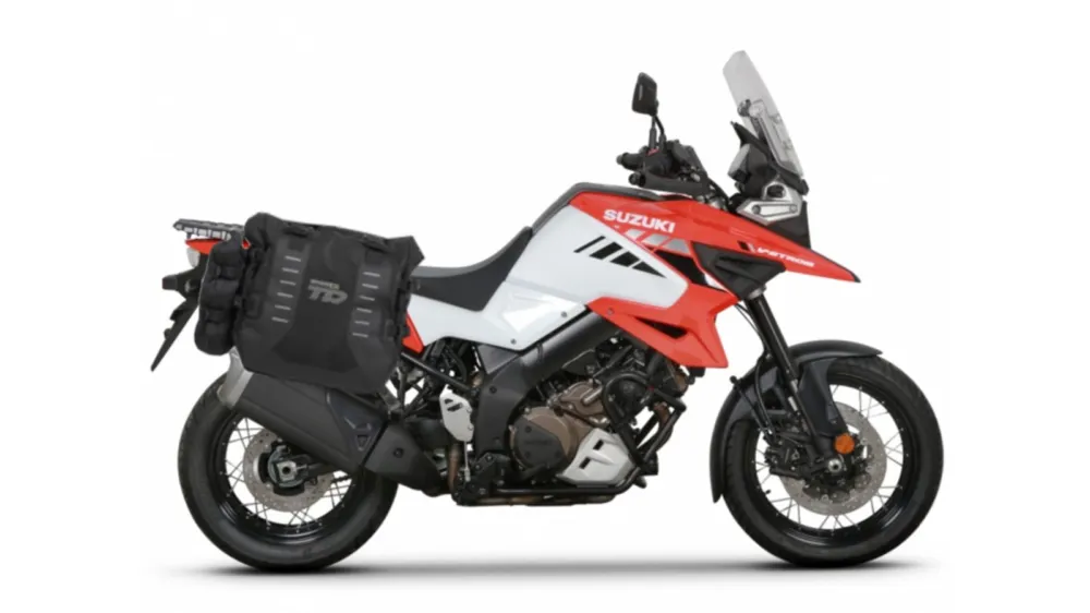 Kompletní sada bočních adventure brašen SHAD TERRA TR40, včetně montážní sady SHAD SUZUKI DL 1000 V-Strom/ DL 1050 V-Strom Víkendová Akce
