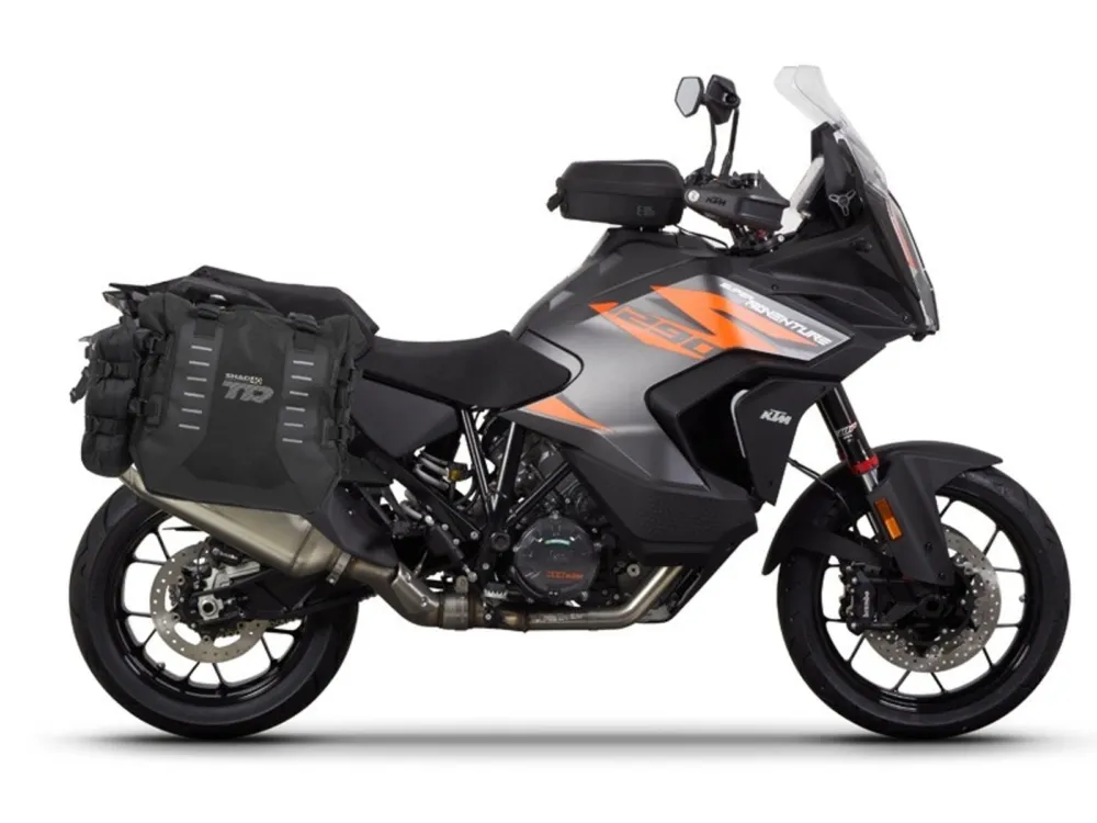 Kompletní sada bočních adventure brašen SHAD TERRA TR40, včetně montážní sady SHAD KTM Super Adventure 1290 (R, S) Nová Kolekce