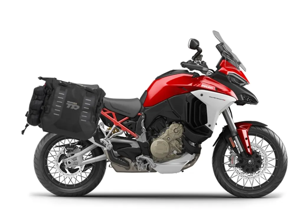 Nejprodávanější Kompletní sada bočních adventure brašen SHAD TERRA TR40, včetně montážní sady SHAD Ducati Multistrada 1200 V4