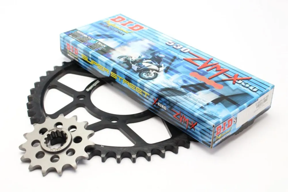 Novinka Řetězová sada D.I.D + SUPERSPROX řady ZVM-X ve zlaté barvě