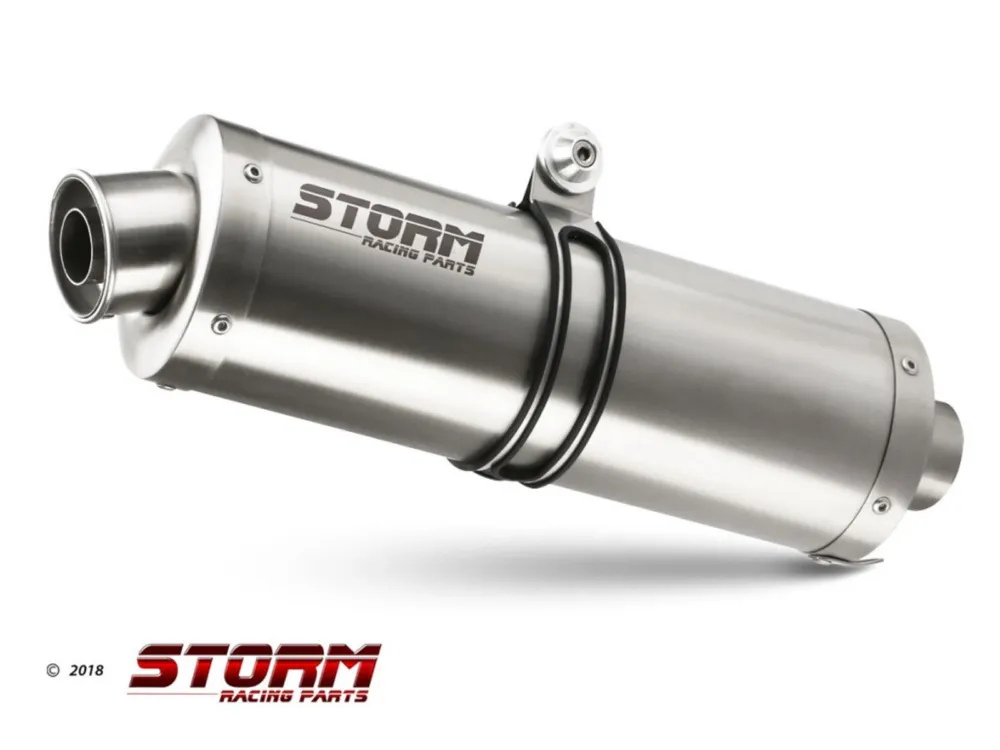 Koncovka výfuku STORM OVAL KT.021.LX2 Nerez Aktuální
