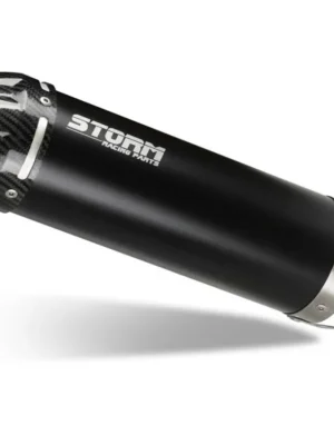 Koncovka výfuku STORM GP K.047.LXSBC Černý s uhlíkovou koncovkou Finální Výprodej