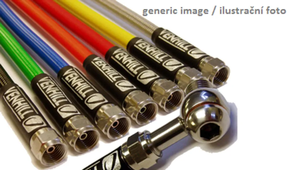 Hadice spojky Venhill POWERHOSEPLUS KAW-11010C-BK (1 hadice v sadě) Black hoses, chrome fittings Ihned K Objednání