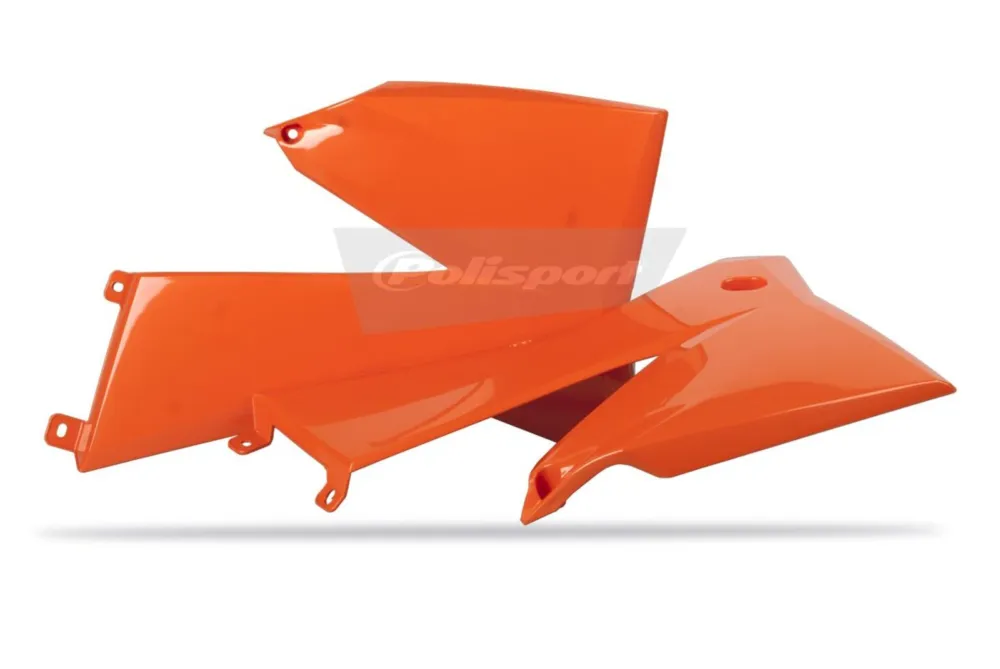 Ihned K Objednání Spoilery chladiče POLISPORT 8411500002 (pár) oranžová KTM
